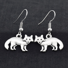 Vintage 3D Fairy Fox Earring Charms Long Earrings For Women Best Gifts Brincos Boho Earings Fashion Jewelry Pendientes Mujer 2024 - buy cheap