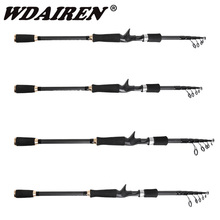 WDAIREN Lure Fishing Rod 1.8M/2.7M 6-7 Section M Power 7-30g Carbon Fiber Travel Rod Ultralight lure Rod Fishing Rods 2024 - buy cheap