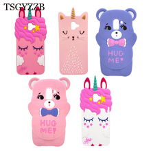 Funda 3D con dibujos de animales, gato, unicornio, oso, rosa, para Samsung Galaxy J6 Plus 2018, J6Plus, J610, fundas de silicona para teléfono móvil 2024 - compra barato