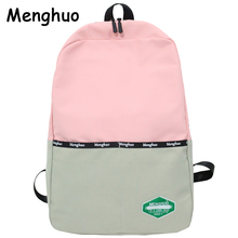 Menghuo à prova dwaterproof água náilon mochilas mochila escolar para adolescente menina sacos de viagem unisex bolsas sac a dos 2024 - compre barato