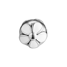 CKK White Cherry Blossom Charm Bead Charms Fit Original Bracelets sterling silver jewelry women DIY Beads for Jewelry Making 2024 - buy cheap