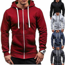 Sudadera con capucha de talla grande para hombre, chaqueta con cremallera y cordón, jersey de manga larga con bolsillo, abrigo, Otoño e Invierno 2024 - compra barato