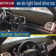 For Jeep Grand Cherokee (WK2) 2011-2019 Leather Dashmat Dashboard Cover Dash SunShade Carpet Custom Car Styling LHD+RHD 2024 - buy cheap
