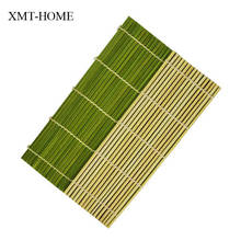 XMT-HOME Fresh bamboo mats for sushi mats roll making machine sushi maker bamboo rolling mats big size 1pc 2024 - buy cheap
