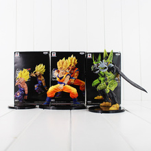 Buy 3pcs Lot Dragon Ball Z Dramatic Showcase Super Saiyan Son Goku Gohan Cell Pvc Figures Model Toys In The Online Store Toy Zone Store At A Price Of 28 61 Usd With Delivery