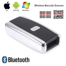 Mini escáner de código de barras con Bluetooth, lector de código de barras de bolsillo, 1D/2D, IOS, Android, Windows, PDF417, DM, código QR, escáner inalámbrico 2D, Envío Gratis 2024 - compra barato