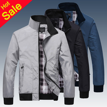 2019 Spring Jackets Men Casual Jacket Male Coats Light-weight Mens Jacket Brand Business Outwear Turn-down Collar Zipper Pockets 2024 - buy cheap