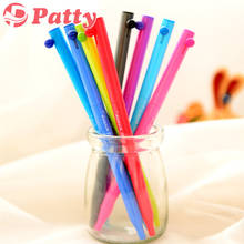 8 pcs/set Rainbow color pens Ball knock Gel pen Zakka ballpoint ballpen canetas escolar School supplies Korean stationery F743 2024 - buy cheap