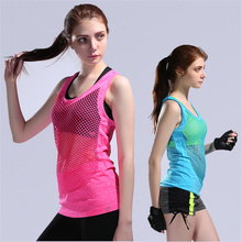 Women's Sport Tank Tops Quick Dry Breathable Sport Running Sleeveless Clothes Gym Loose Gym Sport Fitness Vest Solid Tops 2024 - buy cheap