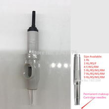 100pcs 3RS permanent makeup machine needle 1RL/3RL/5RL micro needles for digital eyebrow lips swiss tattoo gun machine 2024 - buy cheap