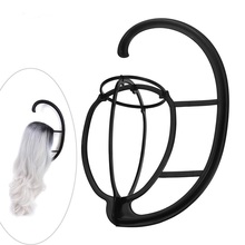 Professional Hook Hair Wig Stand 1pc Black Plastic Head Hat Cap Holder Plastic Folding Stylish Wig Drying Holder 2024 - buy cheap