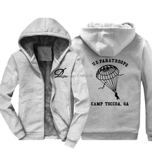 Novo estilo de inverno moda hoodie eua exército hoodies paraquedista treinamentos acampamento toccoa fj wk marines seals moletom jaqueta 2024 - compre barato