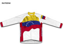 Venezuela Winter Thermal Fleece Cycling Jersey Long Ropa Ciclismo Mtb Bike Clothes Cycling Cothing 2024 - buy cheap