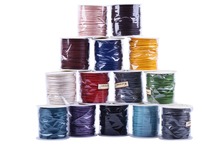30 colors Avail 25 Yards 2.0mm  Round Real Genuine Leather Cord for Jewelry Making Crafting Beading Necklace Bracelet Making 2024 - buy cheap