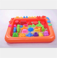 Accesorios de juguetes de colores de alta calidad para niños, mesa móvil de plástico para jugar en interiores, arena y arcilla, nuevo 2024 - compra barato