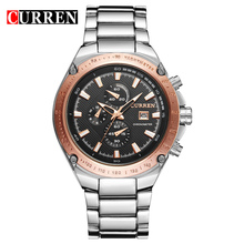 relogio masculino new curren watches men luxury brand military watch men full steel fashion waterproof wristwatch 2024 - buy cheap