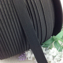 10 jardas fita de fita de faixa elástica 5/8 "(15mm) ampla cor preta thread craft diy acessórios de costura 2024 - compre barato
