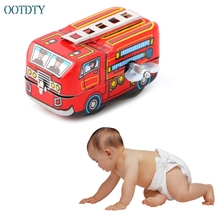 New Arrival Children Vintage Fire Chief Firefighter Car Truck Clockwork Model Toys Gifts #330 2024 - buy cheap