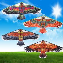 Детский летающий змей, Детские летающие игрушки, модель 1,1 м, плоский Орлан, Большой Летающий змей для детей QWE8161 2024 - купить недорого