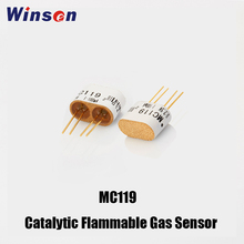 Winsen-Sensor de Gas inflamable catalítico MC119, buena sensibilidad al metano, gran alcance, larga vida útil, bajo costo, 10 piezas 2024 - compra barato