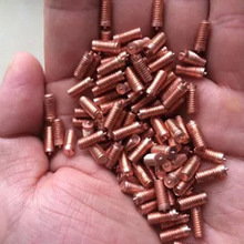 Tornillos de soldadura sin cabeza M5 tipo B, tornillo de uñas de soldadura de 8-25mm de longitud, chapado en cobre, M6 2024 - compra barato