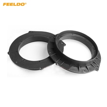 FEELDO 2pcs Car Speaker Spacer Mats for Audi A4L/A5/A6 Refit Rings Spacers Ring Pad Adaptor Modified Audio Installation Kits 2024 - buy cheap