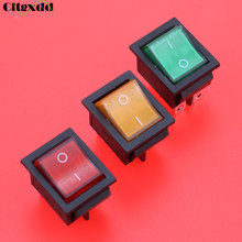 Cltgxdd 1Pcs KCD4 Rocker Switch ON-OFF 2 Position 4 Pins With LED Light Power Switch 16A 250V AC / 20A 125V AC 2024 - buy cheap