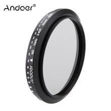 Andoer 52mm ND Filter Fader Neutral Density Adjustable ND2 to ND400 Variable Filter for Canon Nikon DSLR Camera 2024 - buy cheap
