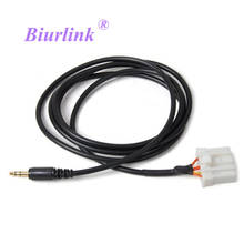Biurlink Car Radio Extention Aux Audio Cable 3.5MM Jack Wire for Mazda 2 3 5 6 2024 - buy cheap