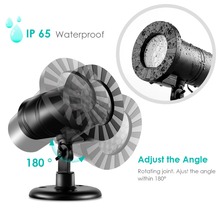 Christmas Festival Projection Lamp Outdoor Waterproof Christmas Party Stage LED Lights Ajust 180 Degree Angle Home Decorations 2024 - buy cheap