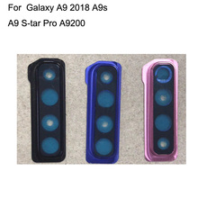 Для Samsung Galaxy A9s 2018 задняя камера со стеклянным объективом + Крышка для камеры запасные части корпуса для A9 S-tar Pro A9200 2024 - купить недорого