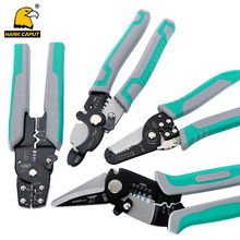 7/8'' Multifunctional Wire Stripper CR-V Cable Cutter Electrician Scissors Stripping Pliers Terminal Crimping Multitul Tool 1PC 2024 - buy cheap