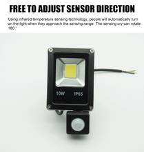 Motion Sensor IP65 Waterproof LED Flood Light 50W 30W 10W Reflector Floodlight Lamp AC 220V foco Led Exterior Outdoor Spot Light 2024 - buy cheap
