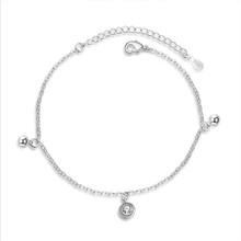 Everoyal Top Quality 925 Sterling Silver Anklets For Women Accessories Fashion Zircon Bracelet Female Princess Jewelry Lady Gift 2024 - buy cheap