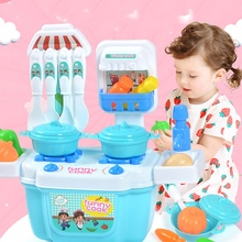 Plastic Kitchen Ware Cooking Pretend Play Kitchen Toys Set Cooking Pans Dishes Toy Cookware Set Toys For Girls Children 2024 - buy cheap