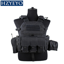 HZYEYO Outdoor Sleeveless Clothing Casual Hunting Cargo Vests Armor Vests Colete Masculino CS Adjustable Waistcoat 2024 - buy cheap