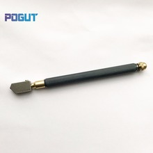 Free Shipping POGUT CHINA Glass Tile Cutter TC-17 Metal Handle for 3-10mm Glass Straight Cutting Brass Spareparts Toyo type 2024 - buy cheap