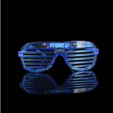 2019 Fashion LED Glasses Glow In The Dark Sunglasses Neon Helloween Chrismas Concert Party Flashing Eyewear decoration Supplies 2024 - buy cheap