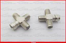 20pcs x 1 F Male Plug to 3 F Female Jack RF Coaxial Connector Adapter 2024 - buy cheap