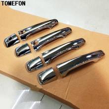 TOMEFON 8pcs For VOLVO XC60 2014 2015 2016 ABS Chrome Side Door Handle Cover Trim One key hole or With Smart Key Hole 2024 - buy cheap