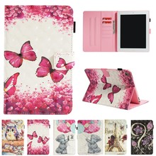 2017 For ipad 2/3/4 9.7"Tablet Stand Case Pattern Smart Leather Flip Wallet Shell cover For ipad 2 ipad 3 ipad4 case/Card holder 2024 - buy cheap