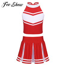 Fantasia japonesa de cosplay para meninas, uniforme de cheerlíder, roupas para a escola, palco, festa 2024 - compre barato