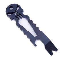 Stainless Steel mini Multitool Skull Style Crowbar Wrench Bottle Opener Screwdriver Keychain Tool Multi Crowbar Camping Tool 2024 - buy cheap