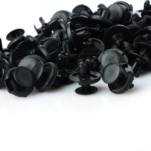 DJSona 100Pcs Car 7mm Hole Plastic Rivets Fastener Push Clip Black Auto Vehicle Door Trim Panel Retainer Fastener Clips For Suzu 2024 - buy cheap