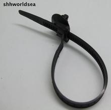 Shhworldsea clipes automáticos e pulseira plástica para carro nylon fixadores cabo cinta para toyata haice 2024 - compre barato