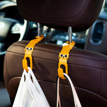 2pcs/lot Multi Use Universal Car Back Seat Headrest Hanger Holder Hook for Bag Purse Cloth Grocery Storage Auto Fastener Clip 2024 - buy cheap