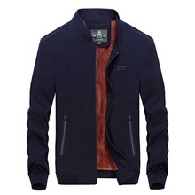 Jaqueta de beisebol masculina, casaco de lã casual, primavera outono, jaqueta larga de bomber, roupas masculinas plus size 4xl 2024 - compre barato