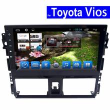 1024*600 Двойной Дин Android Автомобилей Авторадио для Toyota Vios Dvd-плеер с Gps-навигация TV AUX 3 Г WI-FI Сенсорный Экран Стерео 2024 - купить недорого