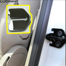 4pcs Car Door Lock Buckle Striker Protective Cover case For Volvo XC60 S60 S80 S60L S80L S40 V60 C30 Stickers 2model 3 color 2024 - buy cheap