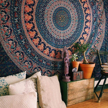 Indian Mandala Tapestry Hippie Wall Hanging Bohemian Beach Throw Rug Blanket Camping Tent Travel Mattress Psychedelic Tapestries 2024 - buy cheap